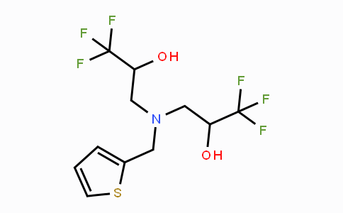 CAS No. 478081-22-0, 1,1,1-Trifluoro-3-[(2-thienylmethyl)(3,3,3-trifluoro-2-hydroxypropyl)amino]-2-propanol