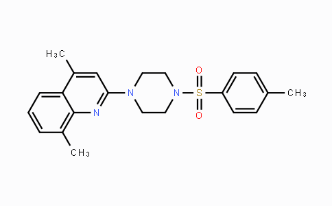 CAS No. 478081-68-4, 4,8-Dimethyl-2-{4-[(4-methylphenyl)sulfonyl]piperazino}quinoline