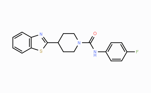 DY120032 | 478081-77-5 | 4-(1,3-Benzothiazol-2-yl)-N-(4-fluorophenyl)tetrahydro-1(2H)-pyridinecarboxamide