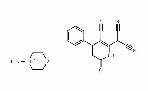 2-(3-Cyano-4-phenyl-6-oxo-1,4,5,6-tetrahydro-pyridin-2-yl)-malononitrile 4-methylmorpholinium salt
