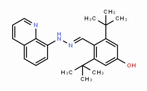 CAS No. 478258-11-6, 2,6-Di(tert-butyl)-4-hydroxybenzenecarbaldehyde N-(8-quinolinyl)hydrazone