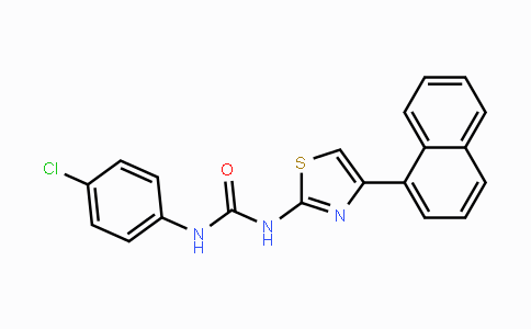 CAS No. 52968-07-7, N-(4-Chlorophenyl)-N'-[4-(1-naphthyl)-1,3-thiazol-2-yl]urea