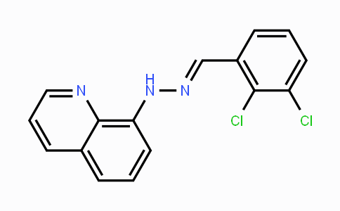 CAS No. 478258-68-3, 2,3-Dichlorobenzenecarbaldehyde N-(8-quinolinyl)hydrazone
