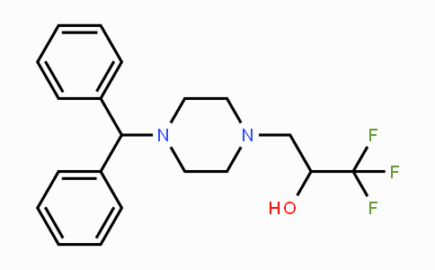 CAS No. 453557-81-8, 3-(4-Benzhydrylpiperazino)-1,1,1-trifluoro-2-propanol