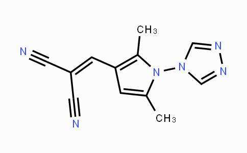 CAS No. 478258-88-7, 2-{[2,5-Dimethyl-1-(4H-1,2,4-triazol-4-yl)-1H-pyrrol-3-yl]methylene}malononitrile
