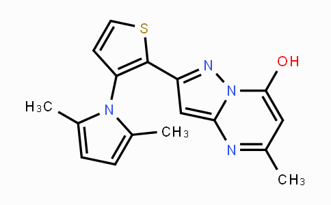 CAS No. 478259-05-1, 2-[3-(2,5-Dimethyl-1H-pyrrol-1-yl)-2-thienyl]-5-methylpyrazolo[1,5-a]pyrimidin-7-ol