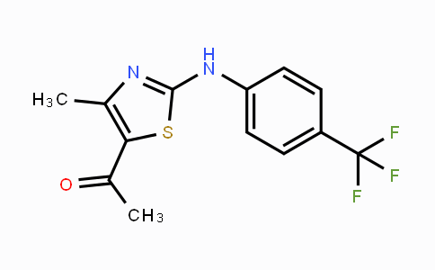 CAS No. 439112-07-9, 1-{4-Methyl-2-[4-(trifluoromethyl)anilino]-1,3-thiazol-5-yl}-1-ethanone