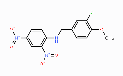 CAS No. 478259-76-6, N-(3-Chloro-4-methoxybenzyl)-2,4-dinitroaniline