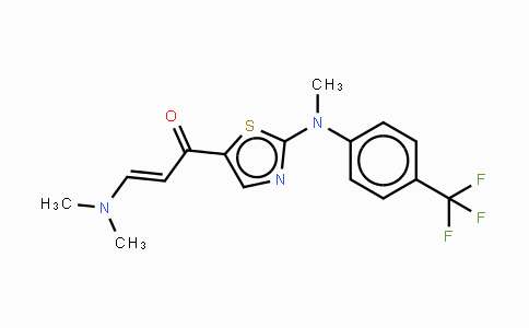 CAS No. 1211883-38-3, (E)-3-(Dimethylamino)-1-{2-[methyl-4-(trifluoromethyl)anilino]-1,3-thiazol-5-yl}-2-propen-1-one
