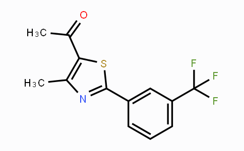 CAS No. 896729-58-1, 1-{4-Methyl-2-[3-(trifluoromethyl)phenyl]-1,3-thiazol-5-yl}-1-ethanone