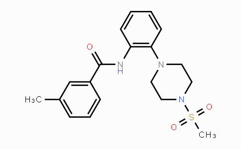 CAS No. 478260-32-1, 3-Methyl-N-{2-[4-(methylsulfonyl)piperazino]phenyl}benzenecarboxamide
