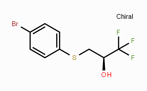 CAS No. 477762-53-1, (2R)-3-[(4-Bromophenyl)sulfanyl]-1,1,1-trifluoro-2-propanol