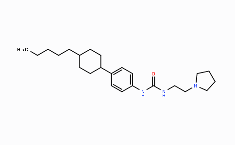 CAS No. 866137-22-6, N-[4-(4-Pentylcyclohexyl)phenyl]-N'-[2-(1-pyrrolidinyl)ethyl]urea