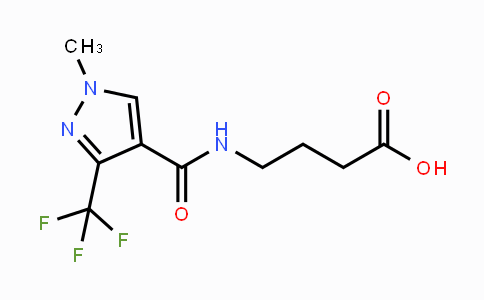 CAS No. 956323-69-6, 4-({[1-Methyl-3-(trifluoromethyl)-1H-pyrazol-4-yl]carbonyl}amino)butanoic acid