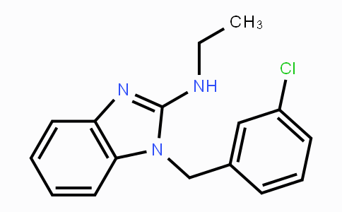 CAS No. 866137-43-1, 1-(3-Chlorobenzyl)-N-ethyl-1H-1,3-benzimidazol-2-amine