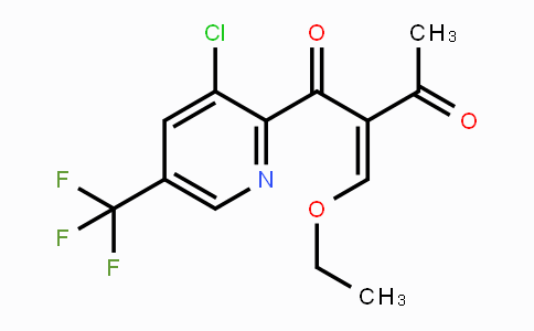 CAS No. 900014-69-9, 1-[3-Chloro-5-(trifluoromethyl)-2-pyridinyl]-2-[(Z)-ethoxymethylidene]-1,3-butanedione
