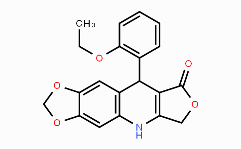 CAS No. 866138-51-4, 9-(2-Ethoxyphenyl)-6,9-dihydro[1,3]dioxolo[4,5-g]furo[3,4-b]quinolin-8(5H)-one