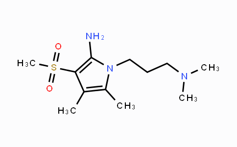 CAS No. 866142-45-2, 1-[3-(Dimethylamino)propyl]-4,5-dimethyl-3-(methylsulfonyl)-1H-pyrrol-2-amine