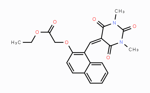 CAS No. 866142-61-2, Ethyl 2-[(1-{[1,3-dimethyl-2,4,6-trioxotetrahydro-5(2H)-pyrimidinyliden]methyl}-2-naphthyl)oxy]acetate