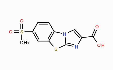 CAS No. 866142-67-8, 7-(Methylsulfonyl)imidazo[2,1-b][1,3]benzothiazole-2-carboxylic acid