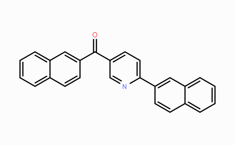 CAS No. 502841-00-1, 2-Naphthyl[6-(2-naphthyl)-3-pyridinyl]methanone