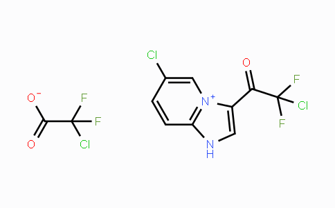 CAS No. 1078634-12-4, 6-Chloro-3-(2-chloro-2,2-difluoroacetyl)imidazo[1,2-a]pyridin-4-ium 2-chloro-2,2-difluoroacetate