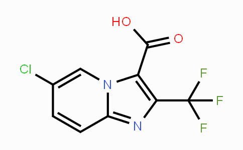 CAS No. 874830-60-1, 6-Chloro-2-(trifluoromethyl)imidazo[1,2-a]pyridine-3-carboxylic acid