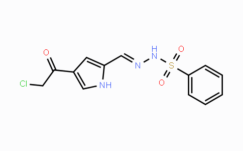 CAS No. 866142-80-5, N'-{[4-(2-Chloroacetyl)-1H-pyrrol-2-yl]methylene}benzenesulfonohydrazide