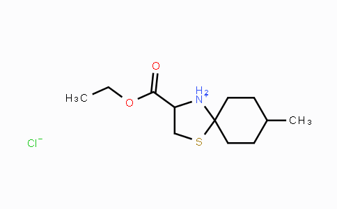CAS No. 98754-86-0, 3-(Ethoxycarbonyl)-8-methyl-1-thia-4-azoniaspiro[4.5]decane chloride