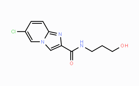 CAS No. 882748-08-5, 6-Chloro-N-(3-hydroxypropyl)imidazo[1,2-a]pyridine-2-carboxamide