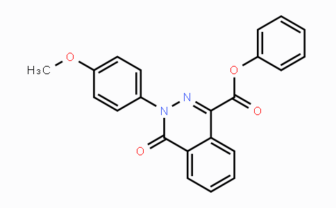 CAS No. 338975-88-5, Phenyl 3-(4-methoxyphenyl)-4-oxo-3,4-dihydro-1-phthalazinecarboxylate