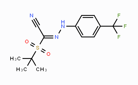 CAS No. 338976-14-0, 2-(tert-Butylsulfonyl)-2-{2-[4-(trifluoromethyl)phenyl]hydrazono}acetonitrile