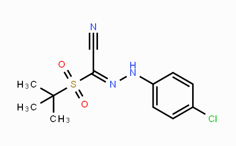 CAS No. 338976-15-1, 2-(tert-Butylsulfonyl)-2-[2-(4-chlorophenyl)hydrazono]acetonitrile