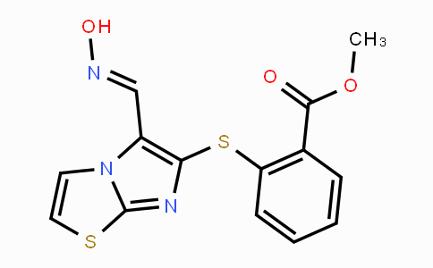 CAS No. 338976-19-5, Methyl 2-({5-[(hydroxyimino)methyl]imidazo[2,1-b][1,3]thiazol-6-yl}sulfanyl)benzenecarboxylate