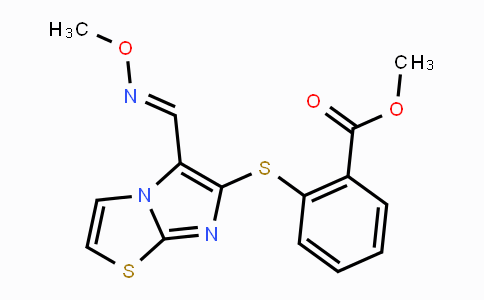 CAS No. 338976-20-8, Methyl 2-({5-[(methoxyimino)methyl]imidazo[2,1-b][1,3]thiazol-6-yl}sulfanyl)benzenecarboxylate