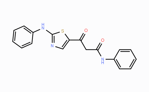 CAS No. 338976-84-4, 3-(2-Anilino-1,3-thiazol-5-yl)-3-oxo-N-phenylpropanamide