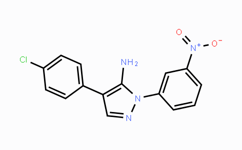 DY120224 | 324008-90-4 | 4-(4-Chlorophenyl)-1-(3-nitrophenyl)-1H-pyrazol-5-amine