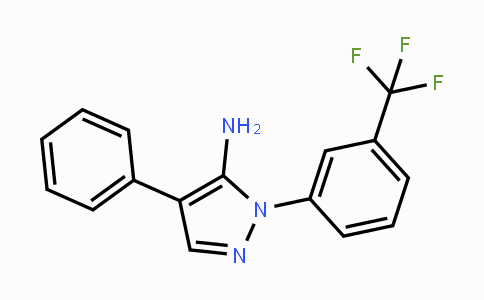 CAS No. 324008-98-2, 4-Phenyl-1-[3-(trifluoromethyl)phenyl]-1H-pyrazol-5-amine