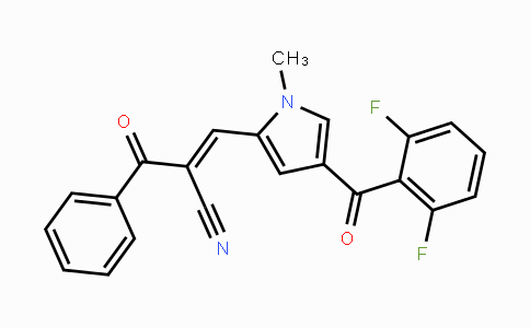 CAS No. 338978-26-0, 2-Benzoyl-3-[4-(2,6-difluorobenzoyl)-1-methyl-1H-pyrrol-2-yl]acrylonitrile