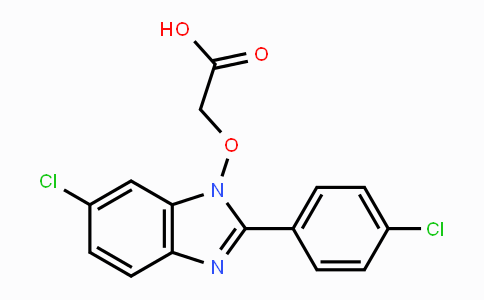 CAS No. 338978-90-8, 2-{[6-Chloro-2-(4-chlorophenyl)-1H-1,3-benzimidazol-1-yl]oxy}acetic acid