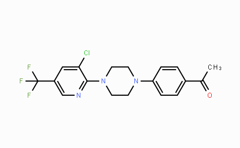 CAS No. 338979-19-4, 1-(4-{4-[3-Chloro-5-(trifluoromethyl)-2-pyridinyl]piperazino}phenyl)-1-ethanone