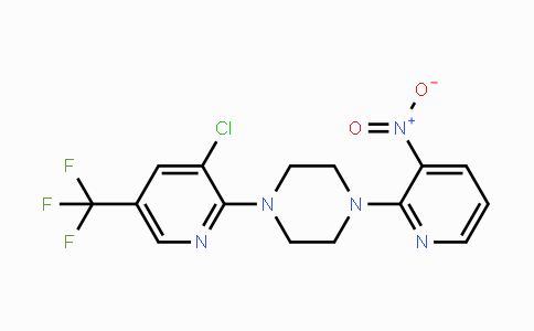 CAS No. 338979-24-1, 1-[3-Chloro-5-(trifluoromethyl)-2-pyridinyl]-4-(3-nitro-2-pyridinyl)piperazine