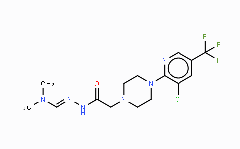 CAS No. 338979-30-9, N'-(2-{4-[3-Chloro-5-(trifluoromethyl)-2-pyridinyl]piperazino}acetyl)-N,N-dimethylhydrazonoformamide