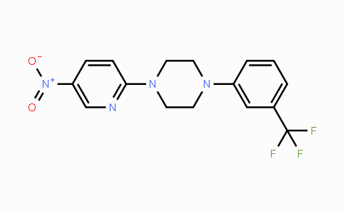 CAS No. 400088-85-9, 1-(5-Nitro-2-pyridinyl)-4-[3-(trifluoromethyl)phenyl]piperazine