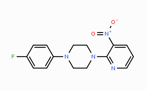 CAS No. 400088-90-6, 1-(4-Fluorophenyl)-4-(3-nitro-2-pyridinyl)piperazine