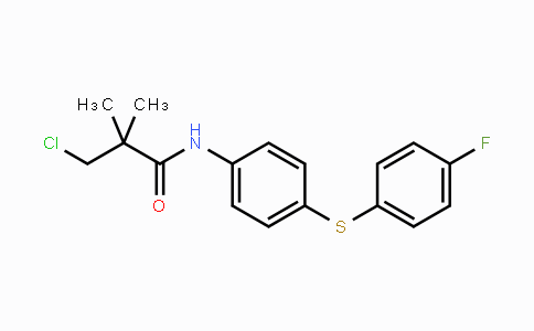 CAS No. 339105-13-4, 3-Chloro-N-{4-[(4-fluorophenyl)sulfanyl]phenyl}-2,2-dimethylpropanamide