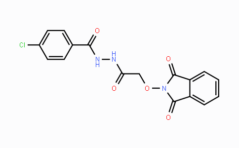 CAS No. 339105-83-8, N'-(4-Chlorobenzoyl)-2-[(1,3-dioxo-1,3-dihydro-2H-isoindol-2-yl)oxy]acetohydrazide
