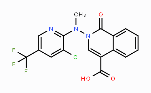 CAS No. 339106-81-9, 2-[[3-Chloro-5-(trifluoromethyl)-2-pyridinyl](methyl)amino]-1-oxo-1,2-dihydro-4-isoquinolinecarboxylic acid