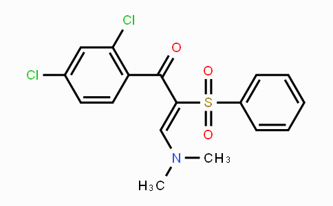 CAS No. 1164528-38-4, 1-(2,4-Dichlorophenyl)-3-(dimethylamino)-2-(phenylsulfonyl)-2-propen-1-one