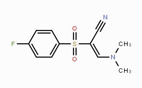 CAS No. 339107-60-7, 3-(Dimethylamino)-2-[(4-fluorophenyl)sulfonyl]acrylonitrile